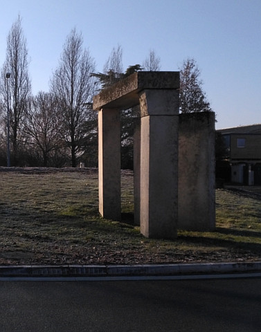 Megalithic gate