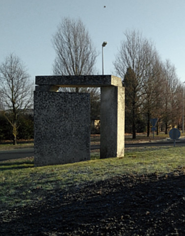 Megalithic gate